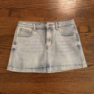 Denim Mini Skirt